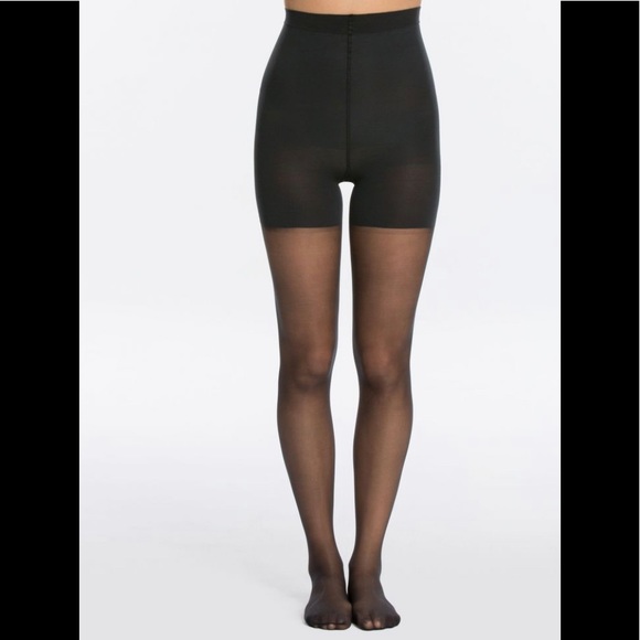 NIB SPANX Luxe Leg Sheers in Black Size A - Picture 2 of 6